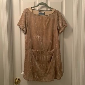 Crushed velvet mini dress by Floreat